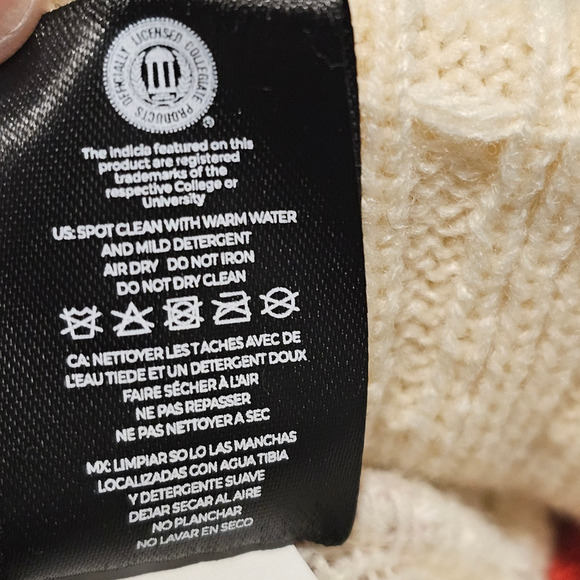 47 University of Oklahoma Sooners Beanie Hat Red OU Cuffed Ribbed Pom Pom Knit B - Picture 10 of 11